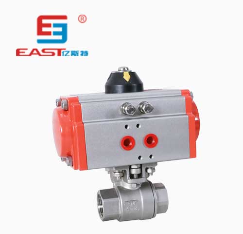 E301 Stainless Steel Pneumatic Ball Valve (thread)