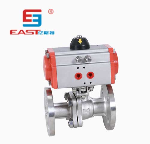 E302 Stainless Steel Pneumatic Ball Valve (flange)